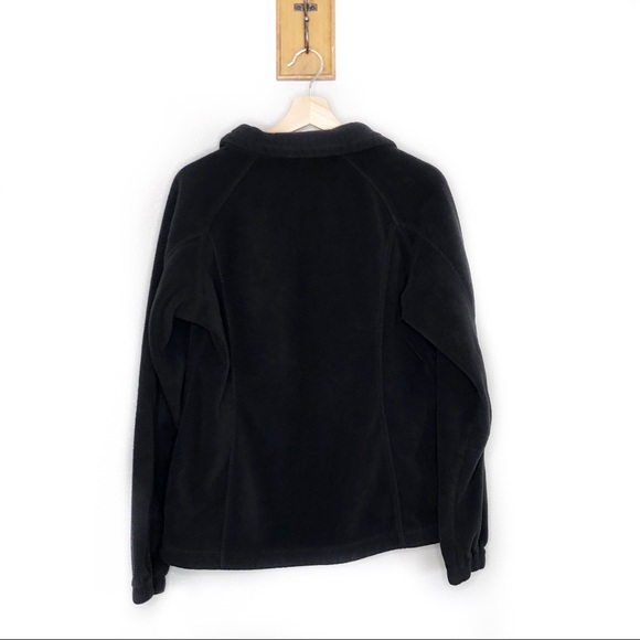 Columbia black zip up fleece jacket with pockets - Picture 5 of 7